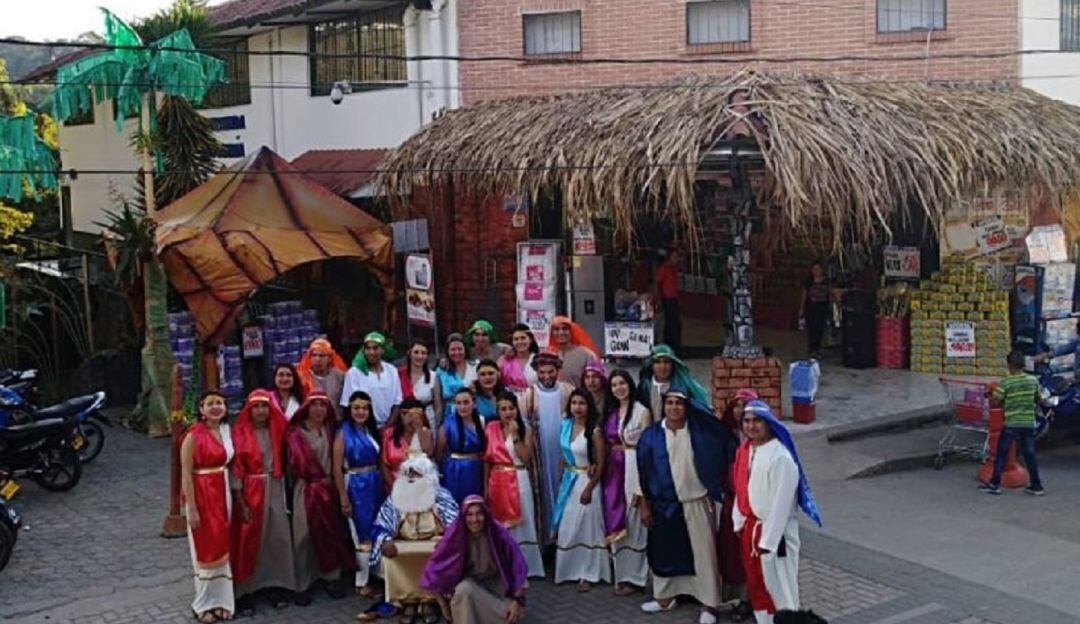 Más de mil personas hacen parte del pesebre más grande de Colombia, su extensión supera los cuatro kilómetros en la zona urbana.