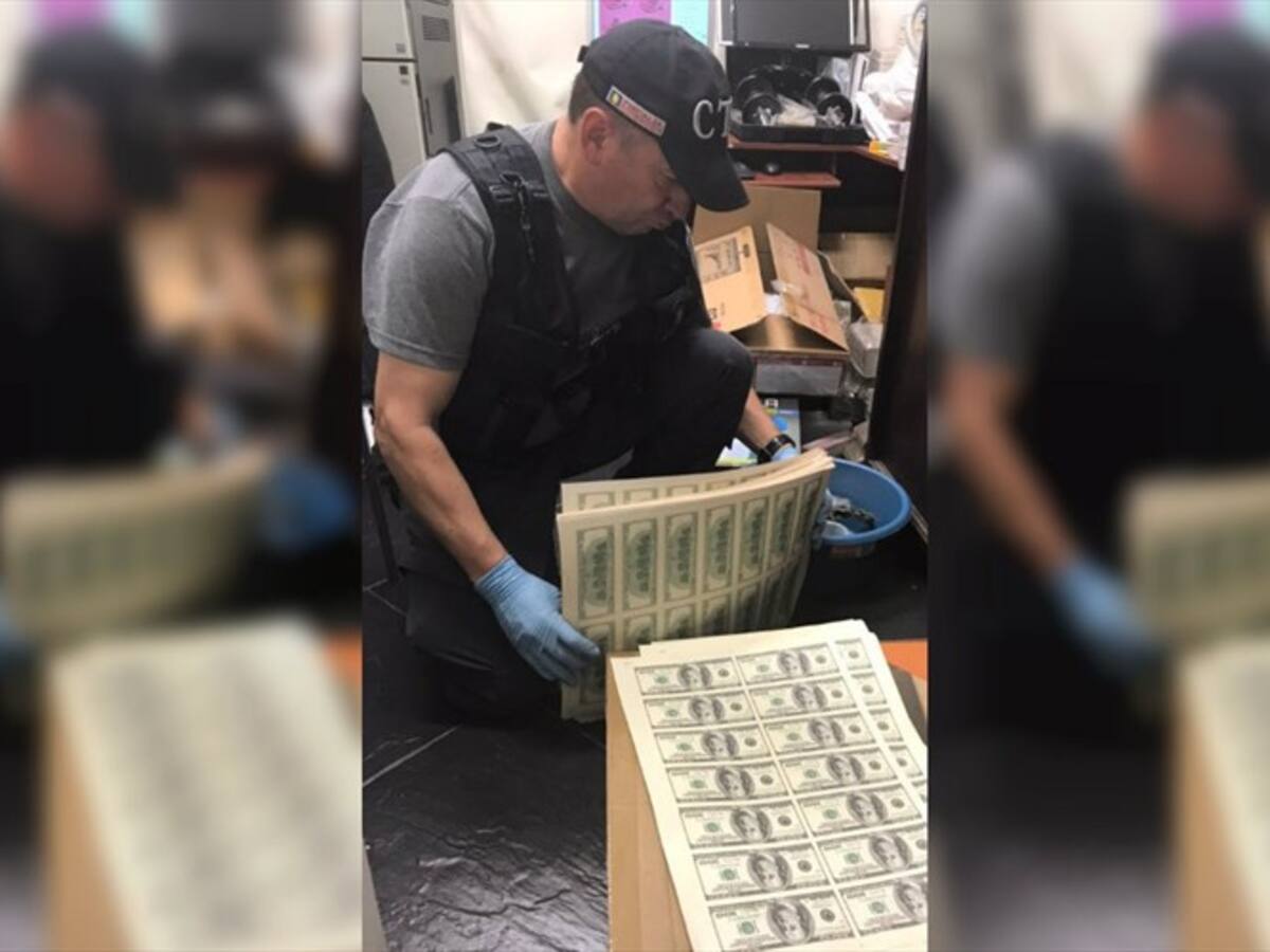 Desmantelan organización dedicada a la falsificación y distribución de moneda extranjera