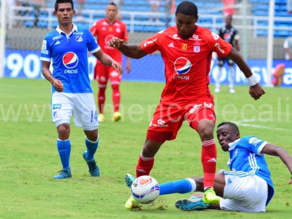 América cede puntos ante Millonarios que aún no pierde de visitante