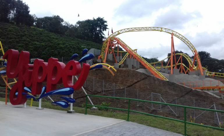 Nueva atracción en el Parque del Café, Yippe la montaña rusa que hace homenaje al paisaje cultural cafetero