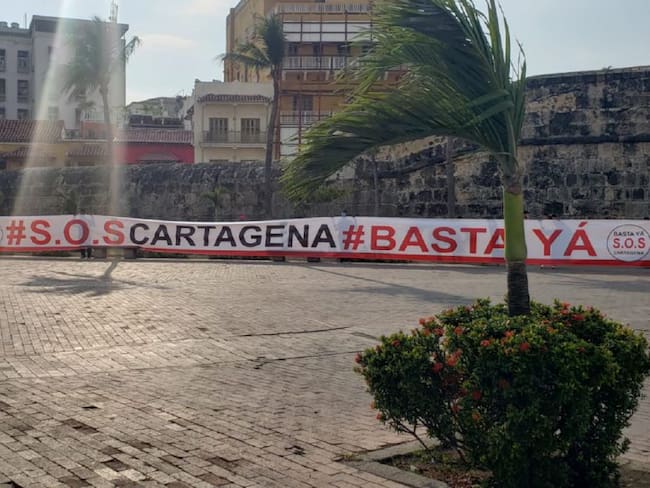 Con camisetas blancas y pancartas le exigieron al Gobierno Nacional y Alcaldía acciones contundentes para frenar las muertes violentas