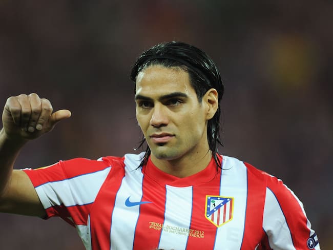 Falcao militó en el Atlético de Madrid entre el 2011 y el 2013, ganando tres títulos con el club. (Photo by Michael Regan/Getty Images)