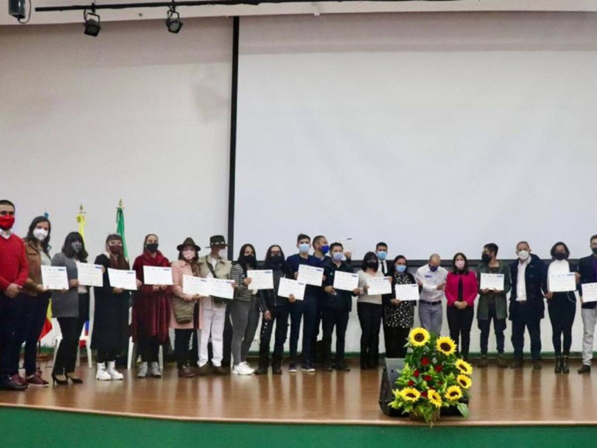 30 gestores culturales fueron certificados en Tenjo, Cundinamarca