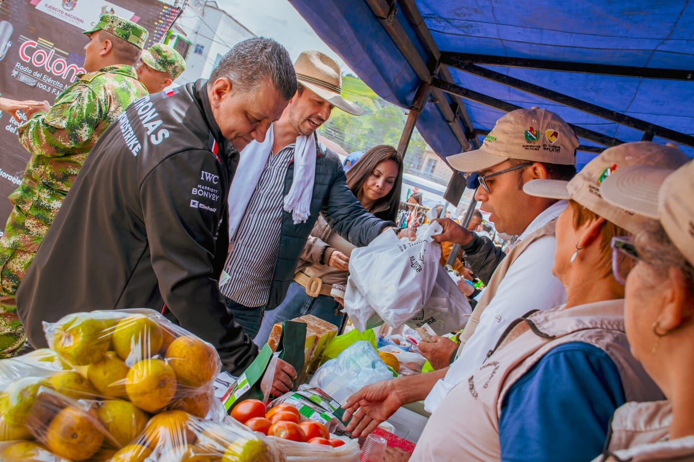 El mandatario seccional acompañó a los habitantes de Murillo