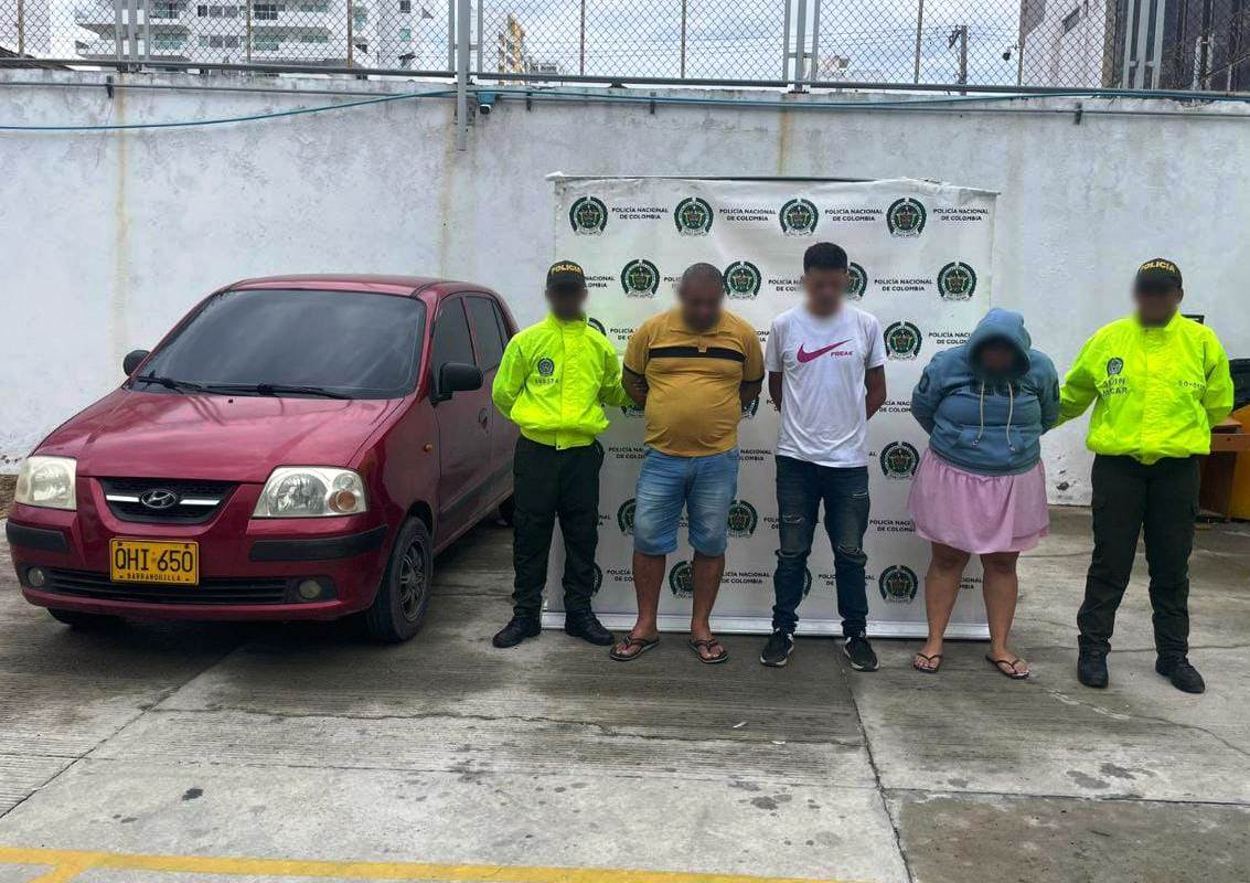 Cayó banda de hurto de vehículos en la modalidad de halado en Cartagena y Barranquilla