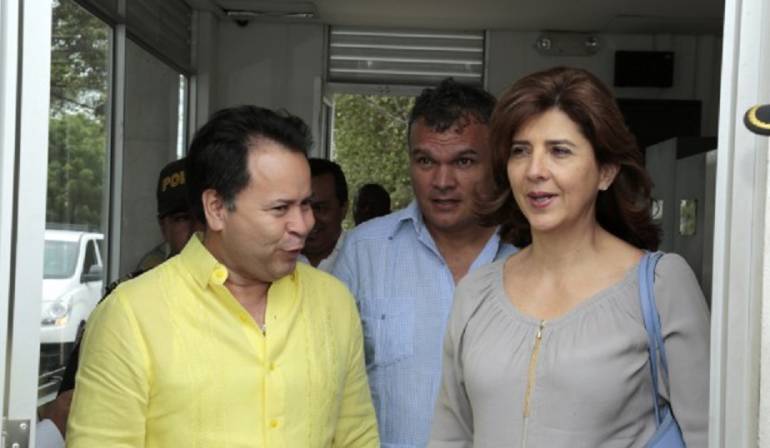 Canciller María Angela Holguín, Gobernador de Norte de Santander William Villamizar