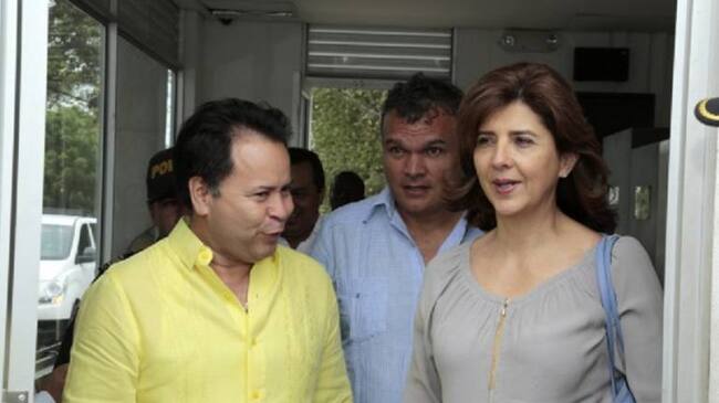 Canciller María Angela Holguín, Gobernador de Norte de Santander William Villamizar