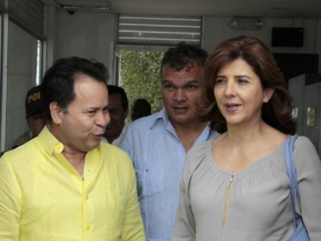 Canciller María Angela Holguín, Gobernador de Norte de Santander William Villamizar