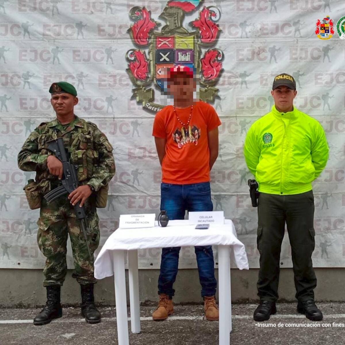 Capturado hombre que amenazaba a la población de Cáceres para que participe del paro