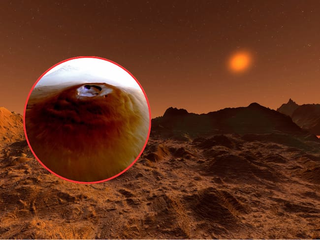 Imágenes de la escarcha encontrada en Marte (Getty Images /  Europa Press)