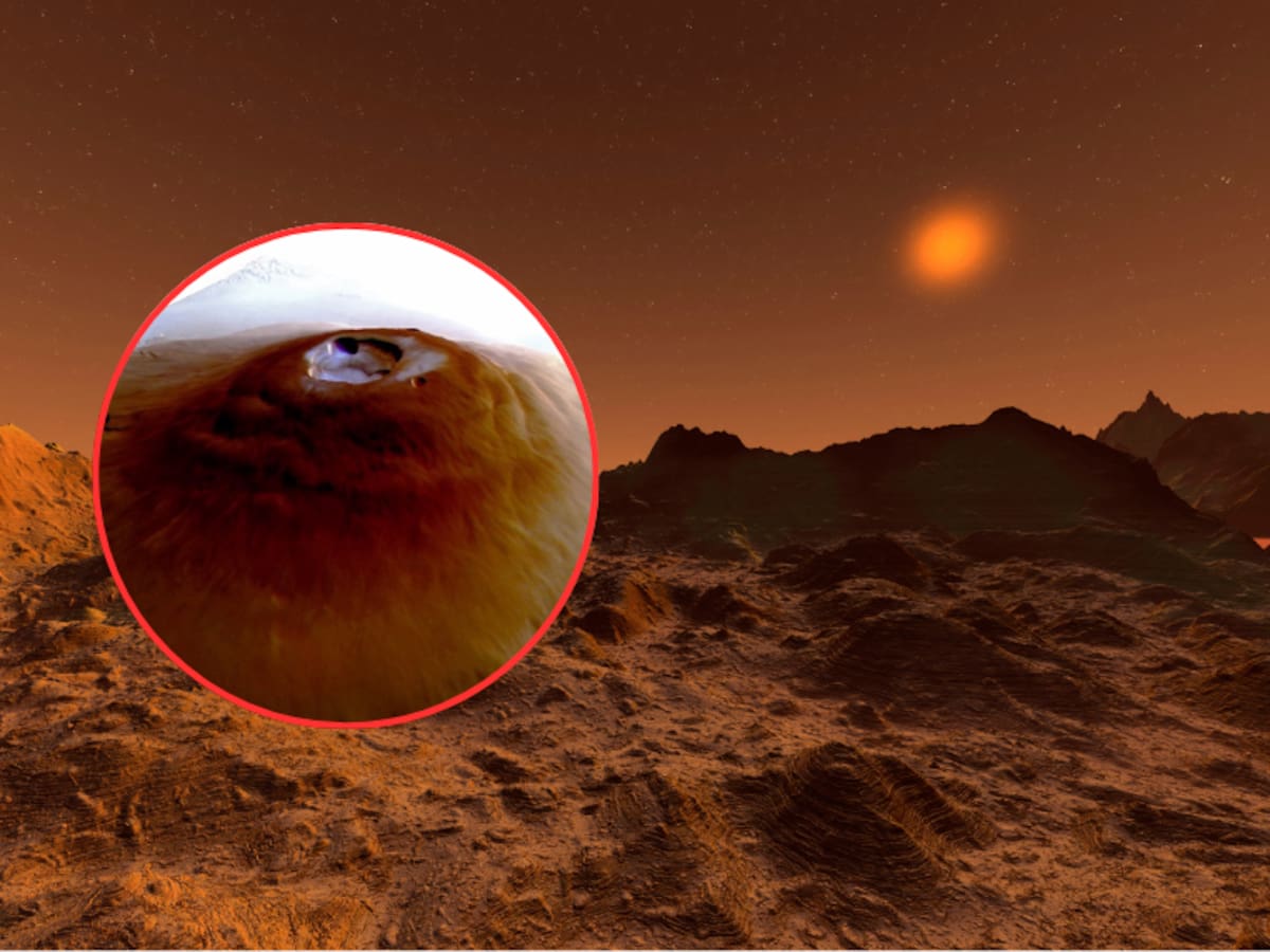 Científicos descubre agua congelada en volcanes de Marte: así se ve