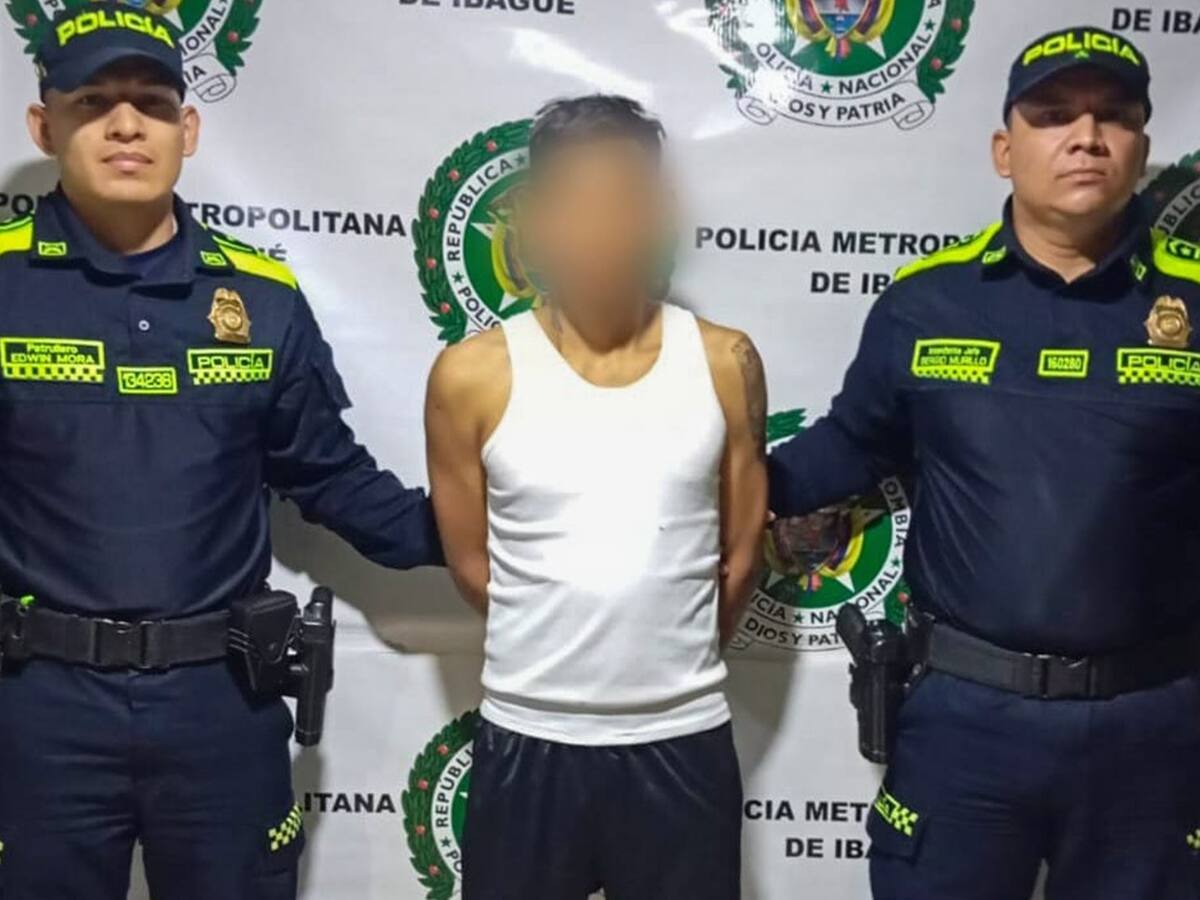 En Ibagué fue capturado un hombre que era buscado por el asesinato de su hijo en Soacha
