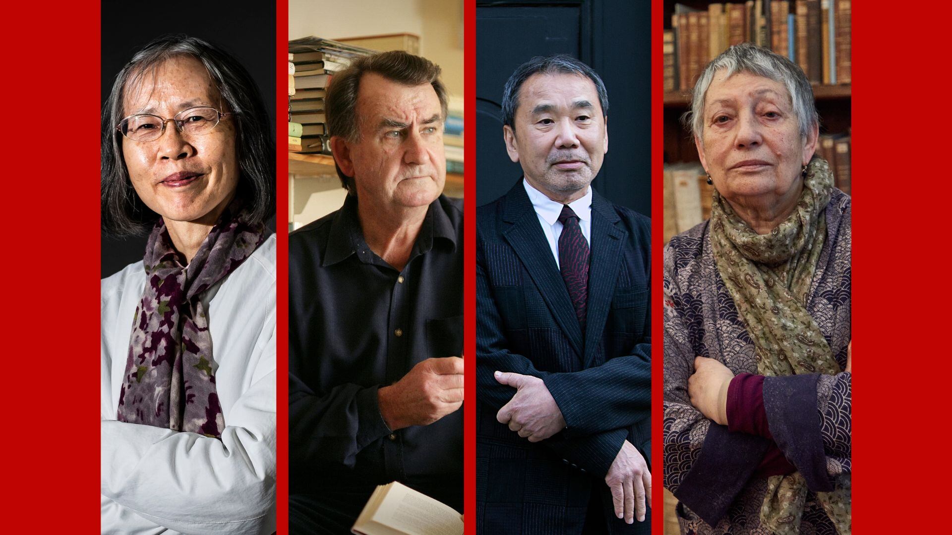 Escritores favoritos al Premio Nobel de Literatura 2023. Fotos: Getty Images.