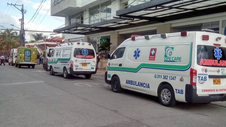 Guerra del centavo y del Soat entre operadores de ambulancias en Armenia
