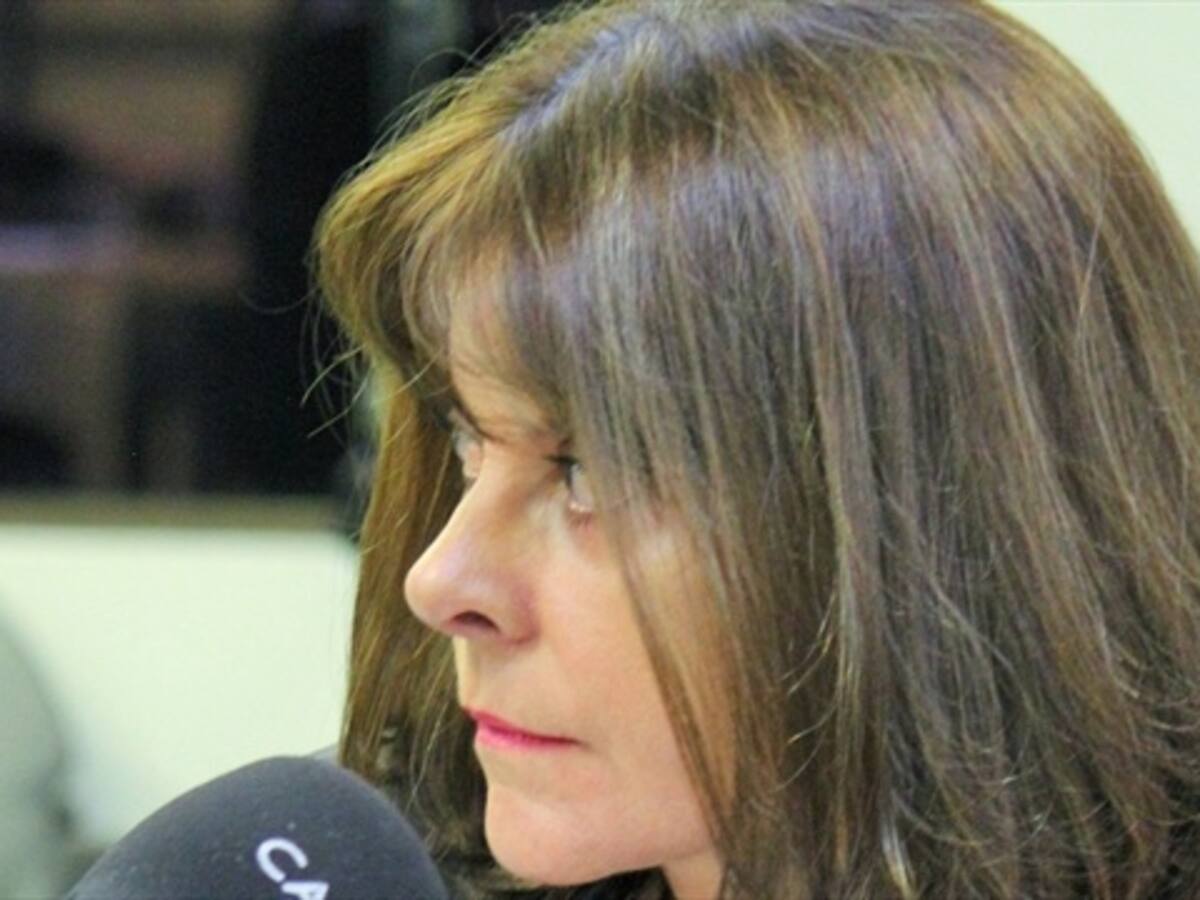 En la mesa no se ha avanzado mucho: Marta Lucía Ramírez