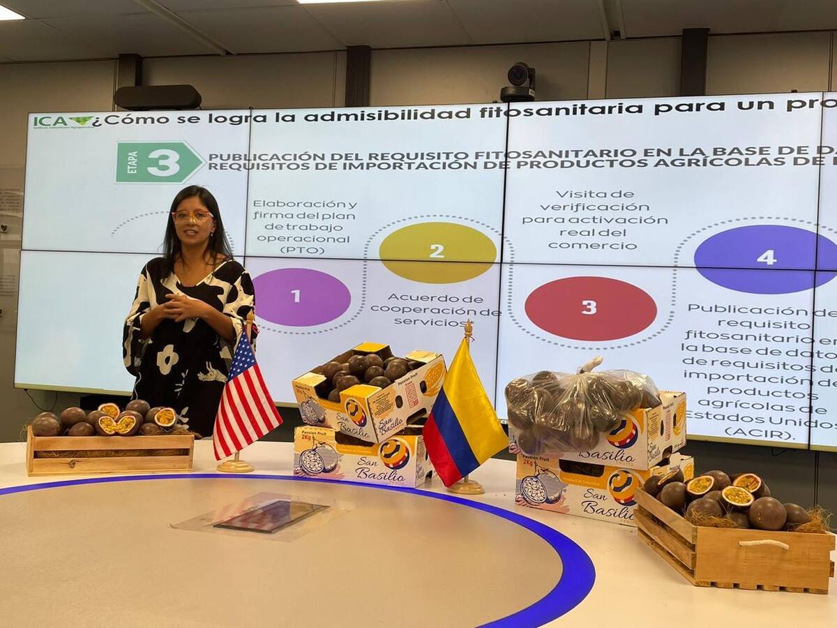 Autoridades analizan requisitos para enviar pasifloras antioqueñas a los Estados Unidos