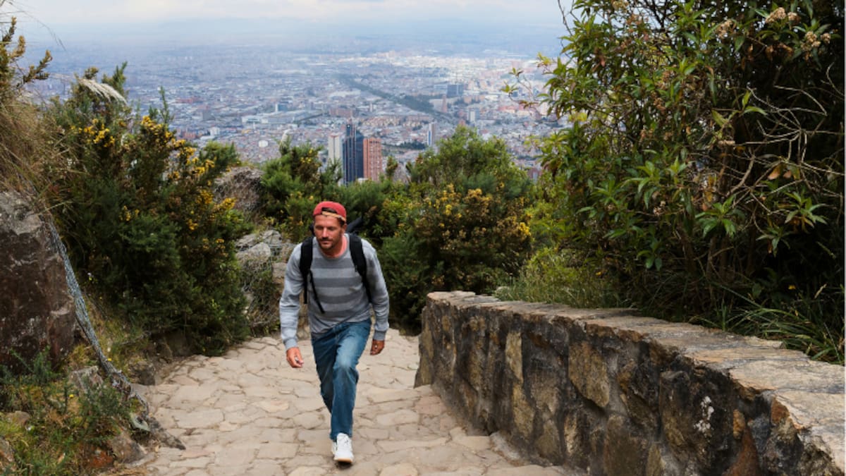 ¿Cuántos kilómetros hay en la subida a Monserrate? Cuenta con más de 1.600 escalones