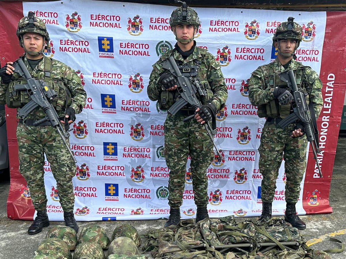 Incautan material del Clan del Golfo en límites entre Caldas y Risaralda