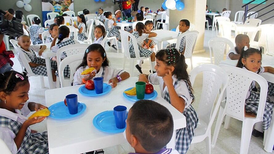 ALIMENTACIÓN ESCOLAR. Foto: Colprensa