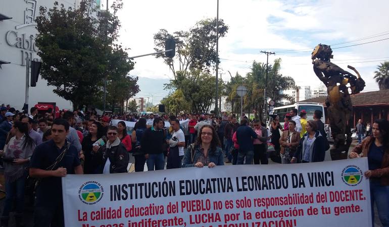 Docentes se movilizarán en Caldas