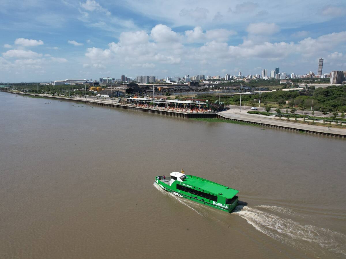 El Ríobus de Barranquilla inicia operaciones con viajes gratis