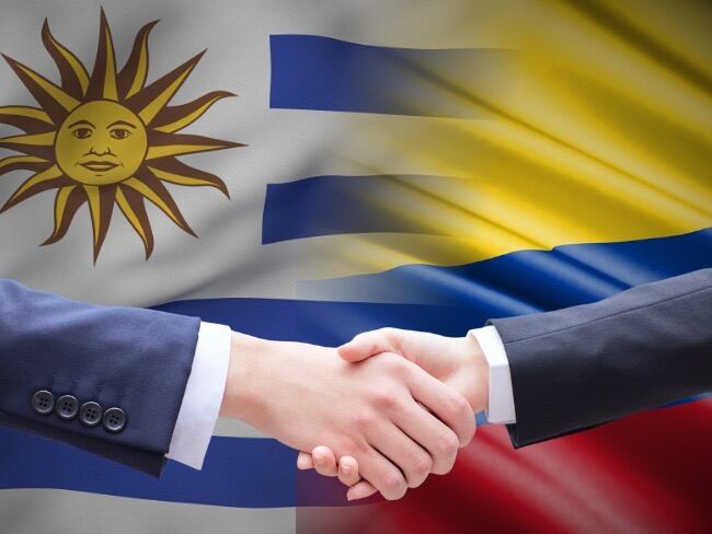 Uruguay y Colombia