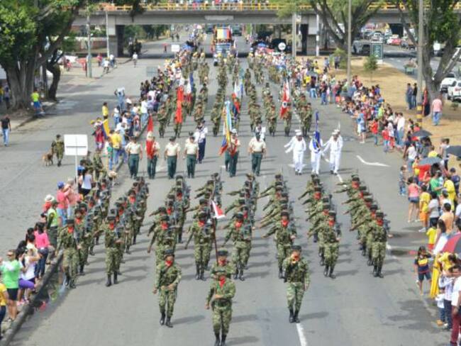 Todo listo para el desfile militar del 20 de julio en Cali