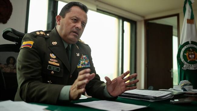 El general Jorge Hernando Nieto, director de la Policía Nacional, afirmó que se está llevando un proceso investigativo. Foto: Colprensa