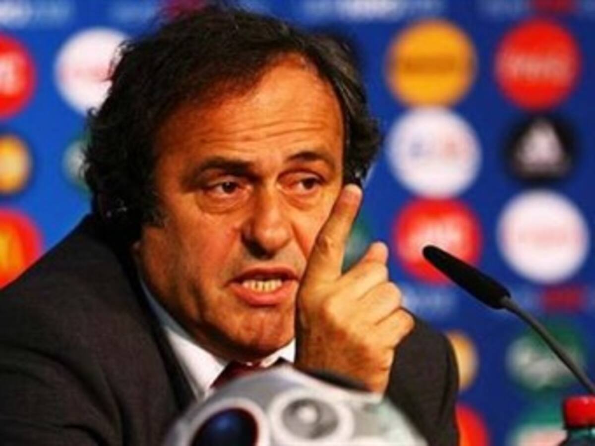 Michel Platini descarta candidatura a presidencia de FIFA