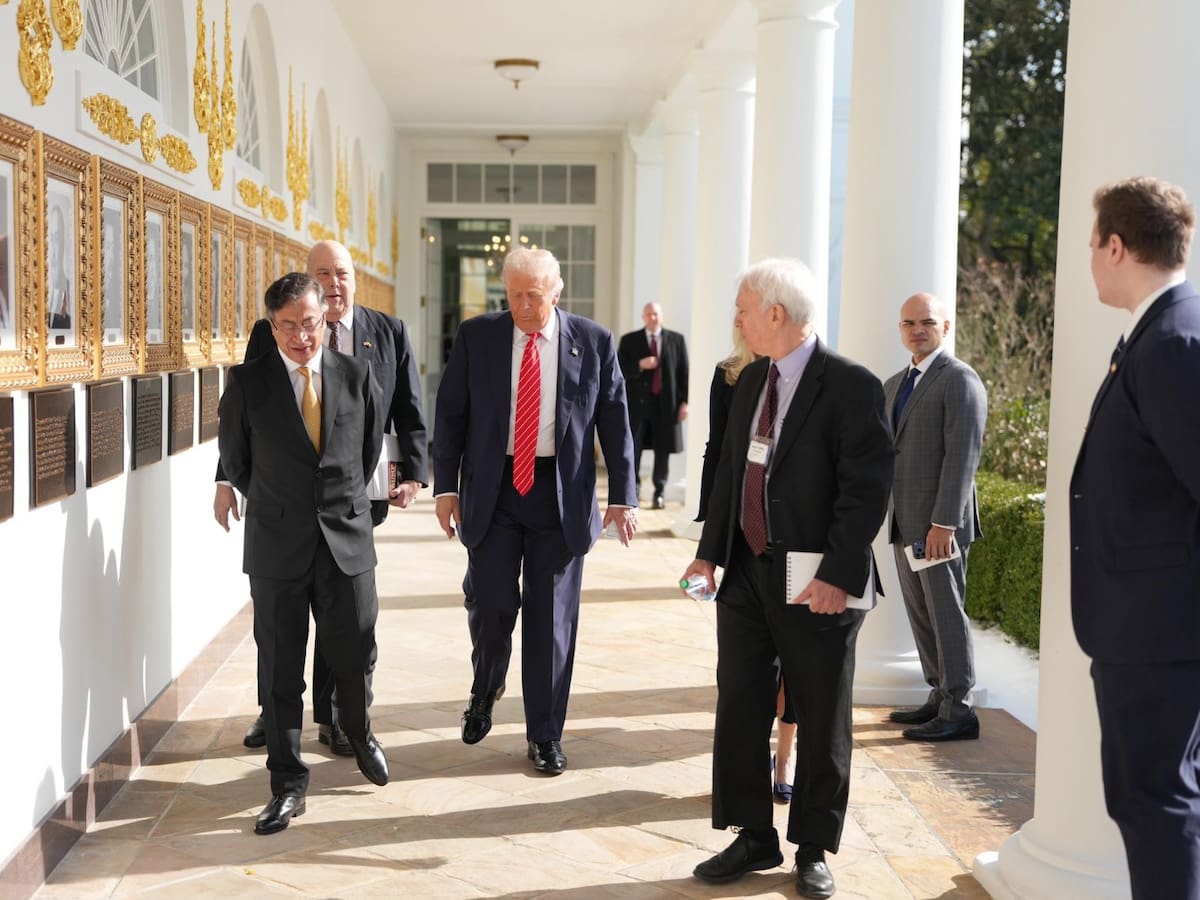 Petro confirmó que entregó listado de capos de la droga durante reunión con Trump en la Casa Blanca