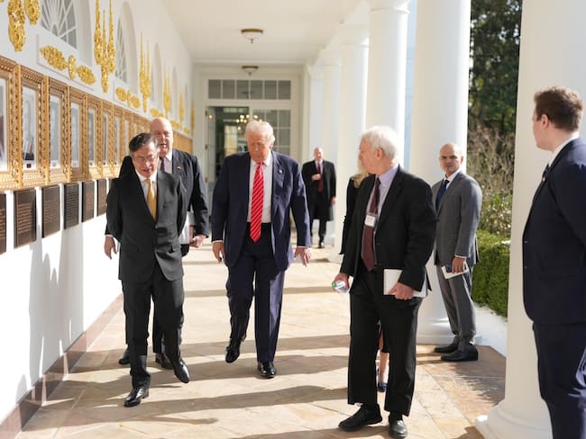 Encuentro Petro-Trump. Foto: Presidencia Colombia