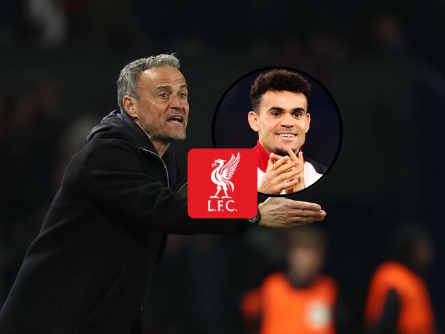 Luis Enrique habló sobre Luis Díaz y Liverpool / Getty Images