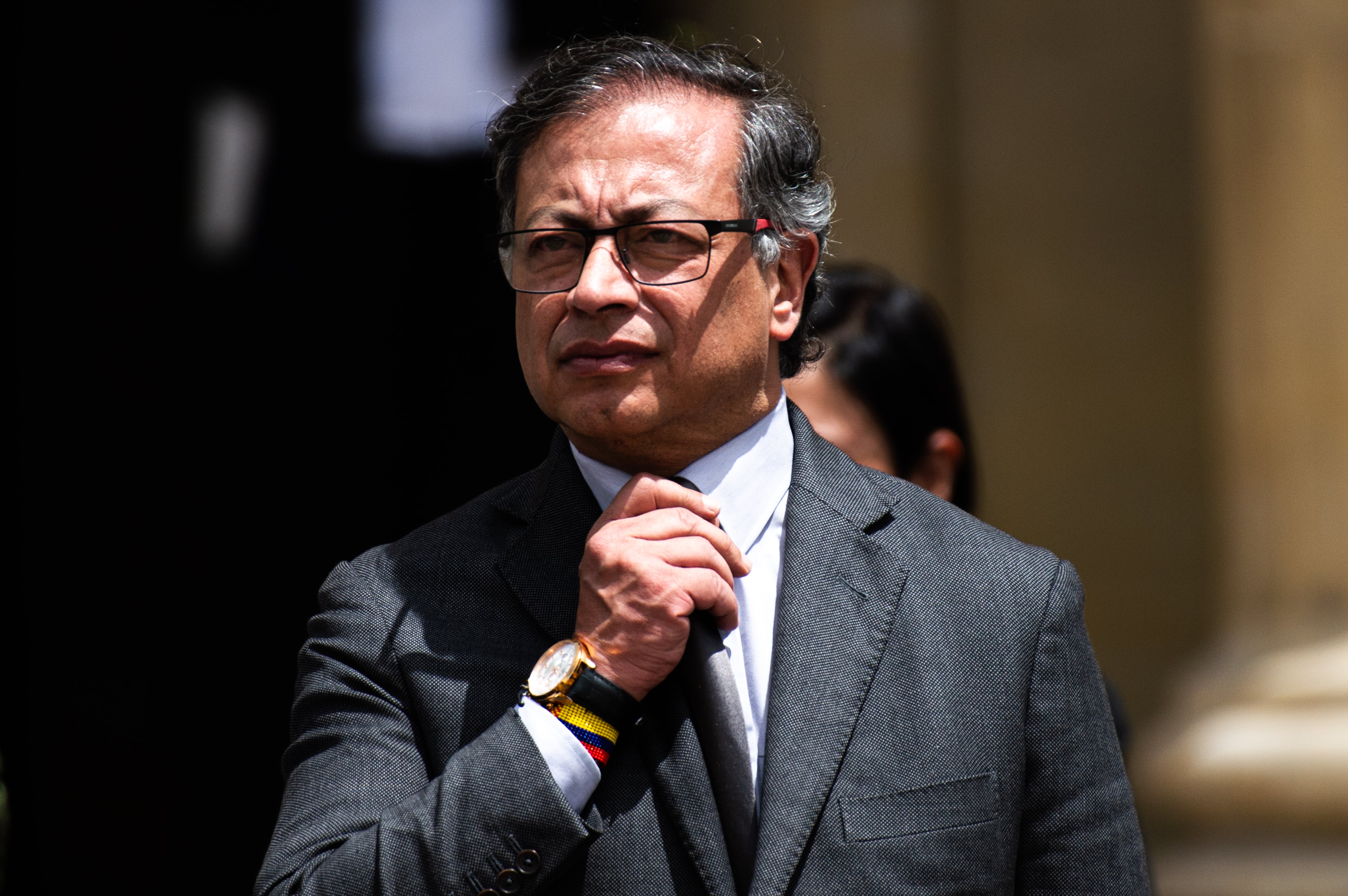 El presidente de Colombia Gustavo Petro. (Photo by Sebastian Barros/NurPhoto via Getty Images)