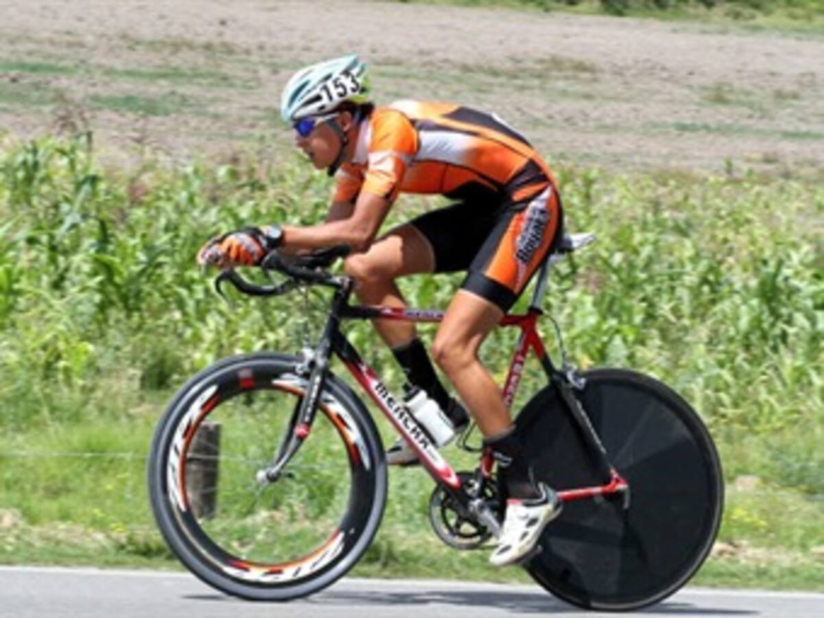 La contrarreloj individual de la Vuelta del Porvenir fue para el cundinamarqués Rodrigo Contreras