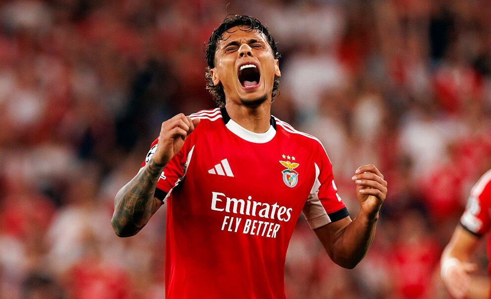 Richard Ríos, jugador colombiano del Benfica / Getty Images