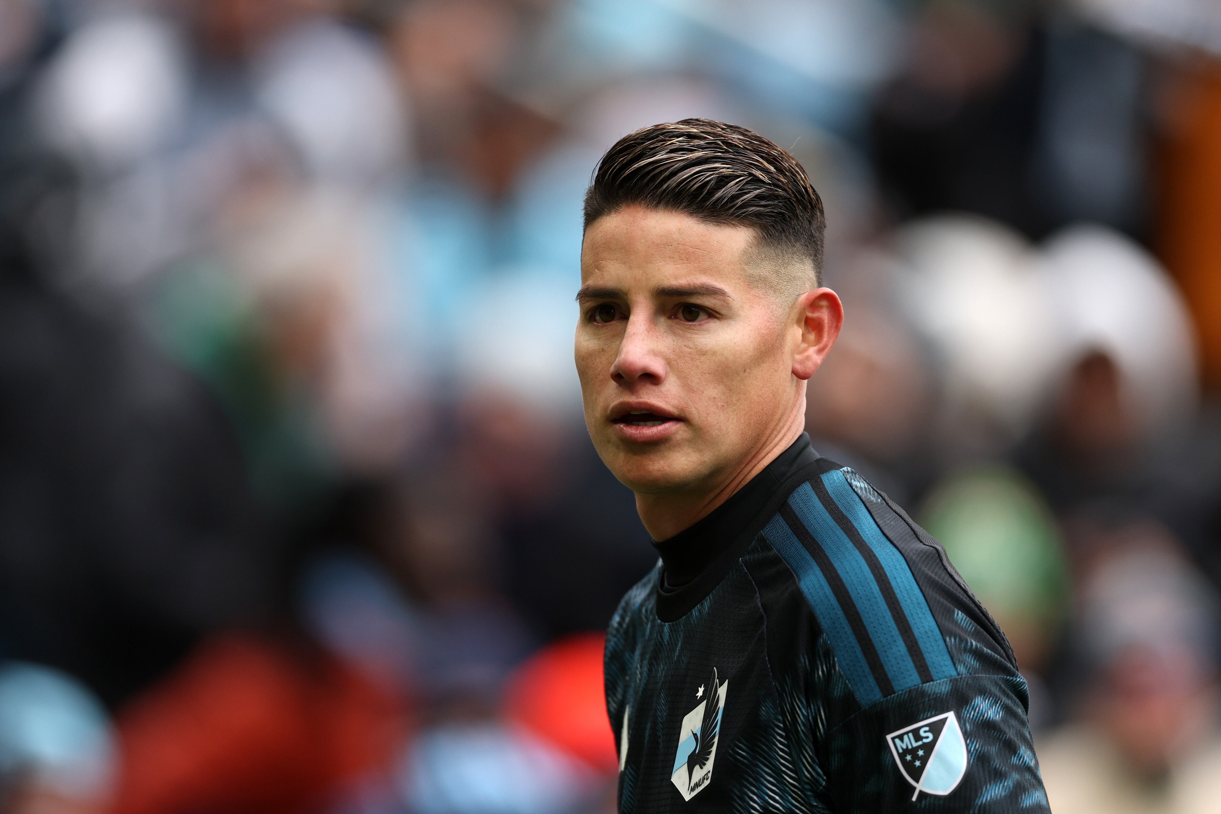 James Rodríguez durante su segundo juego con el Minnesota United, ante el Sattle Sounders. (Photo by David Berding/MLS via Getty Images)