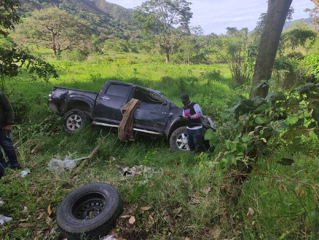 Cuatro heridos deja choque vehicular en la Plata-Huila