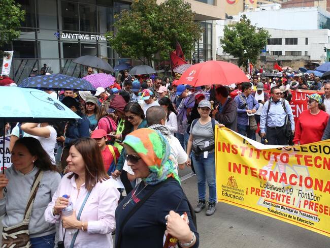 Nueva jornada de plantones y movilización virtual de Fecode hoy en el país