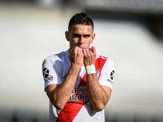 Rafael Santos Borre, exjugador de River Plate. (Photo by Marcelo Endelli/Getty Images)