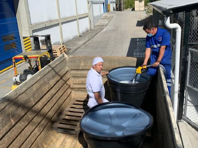 Elaboración de alcohol glicerinado