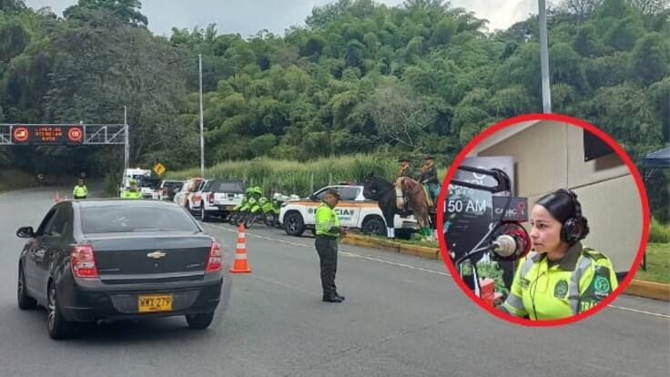 Mayor Sara Novoa, jefe de la seccional de Tránsito y Transporte de Armenia