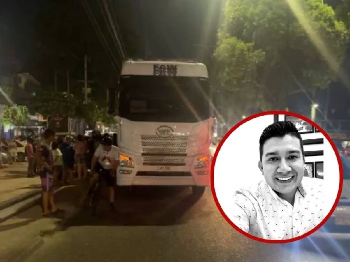 El docente Oscar Sanabria, murió en un fuerte accidente de tránsito en Girón, Santander