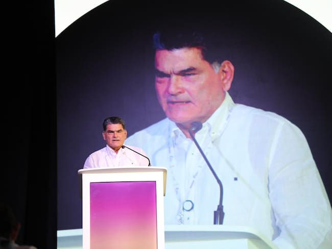 Procurador Gregorio Eljach en Foro de la OCDE. Foto: Alcaldía de Barranquilla.