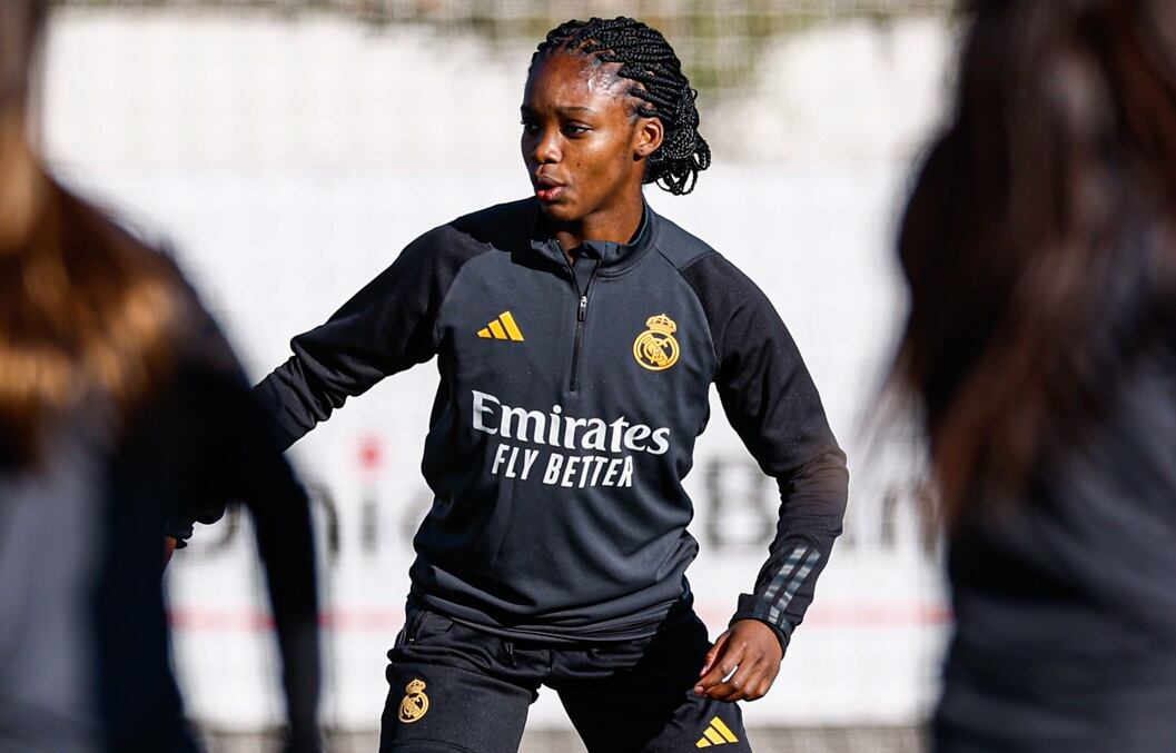 Linda Caicedo entrenando con el Real Madrid | Foto: Real Madrid (Twitter)