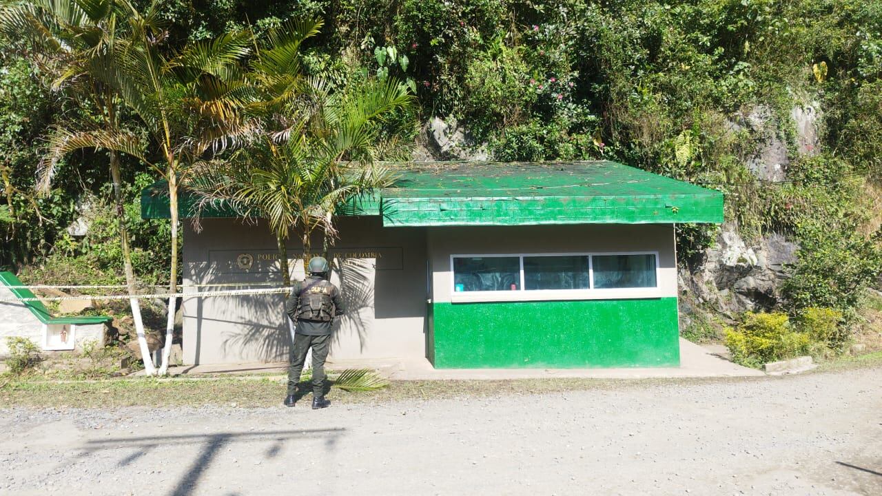 Fue atacado un puesto de Policía en Calima - El Darién, Valle