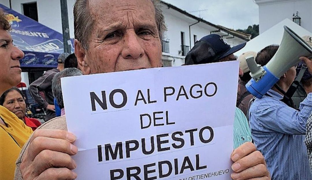 No al pago del Impuesto Predial