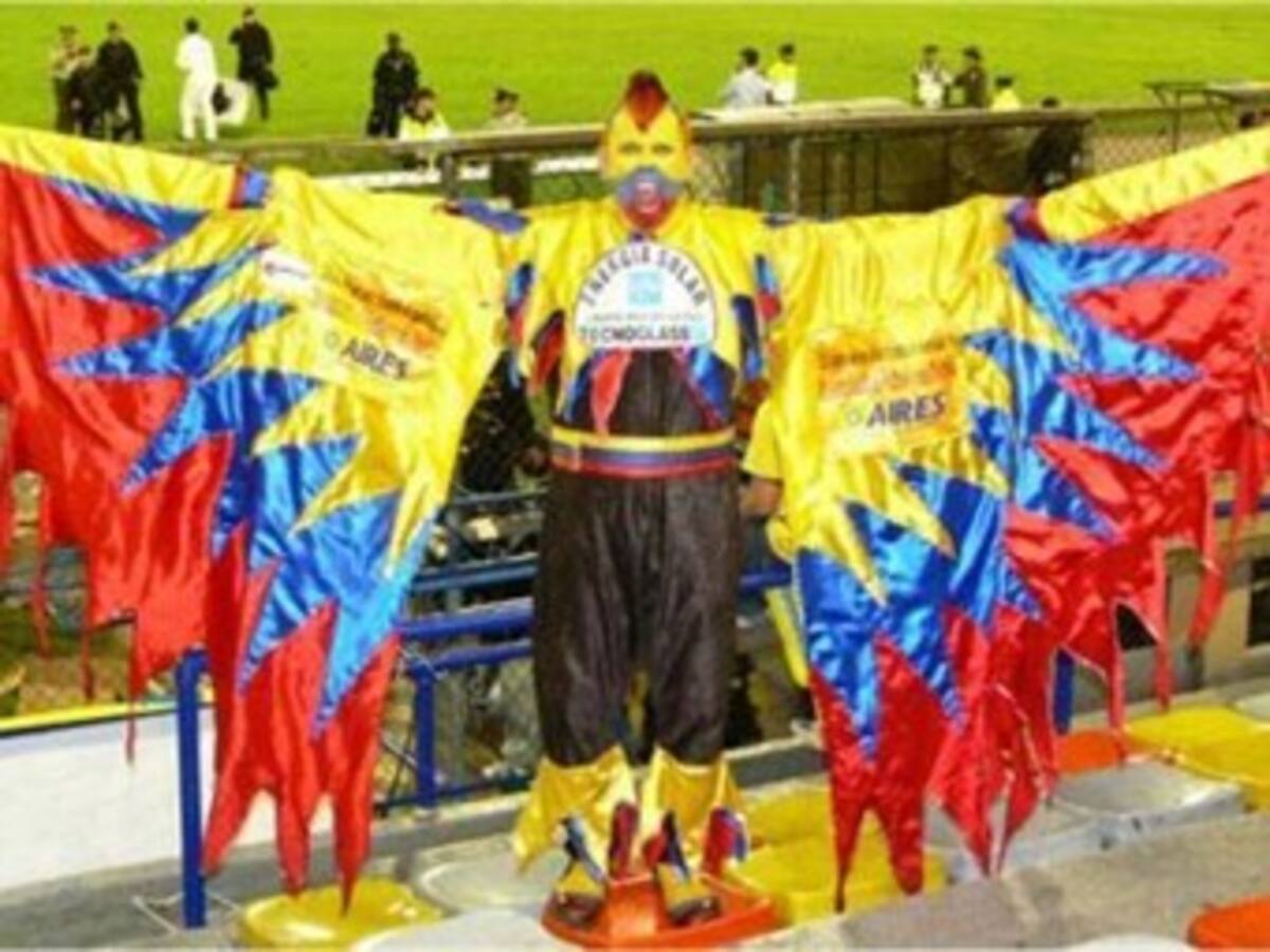 El 'Cole' colombiano, protagonista en las gradas