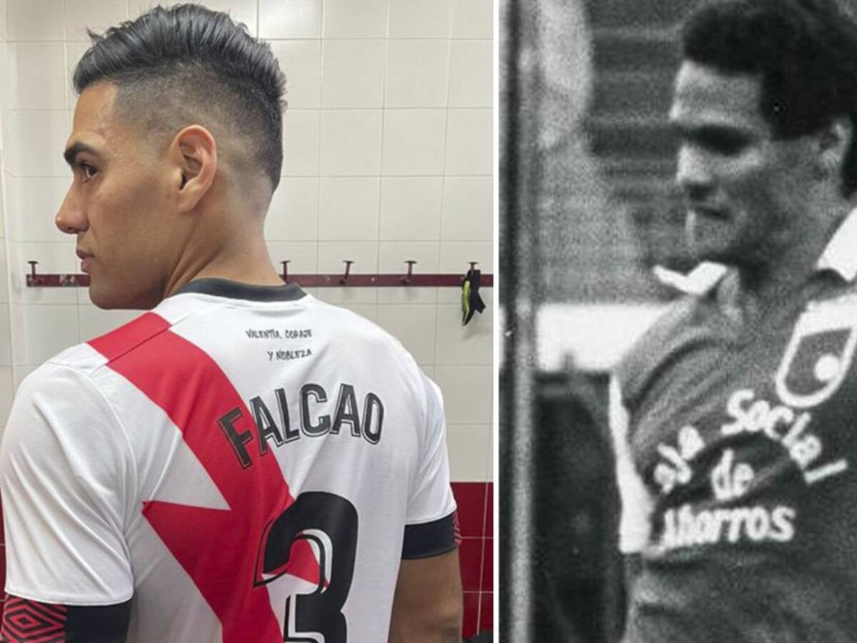 El emotivo homenaje de Falcao García a su padre Radamel en el Rayo