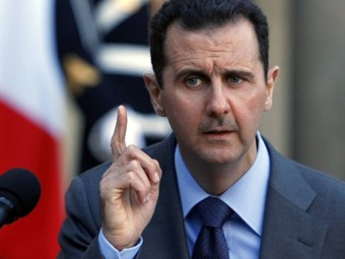 Al Asad dice que solo pretende "defender a Siria de sus enemigos"