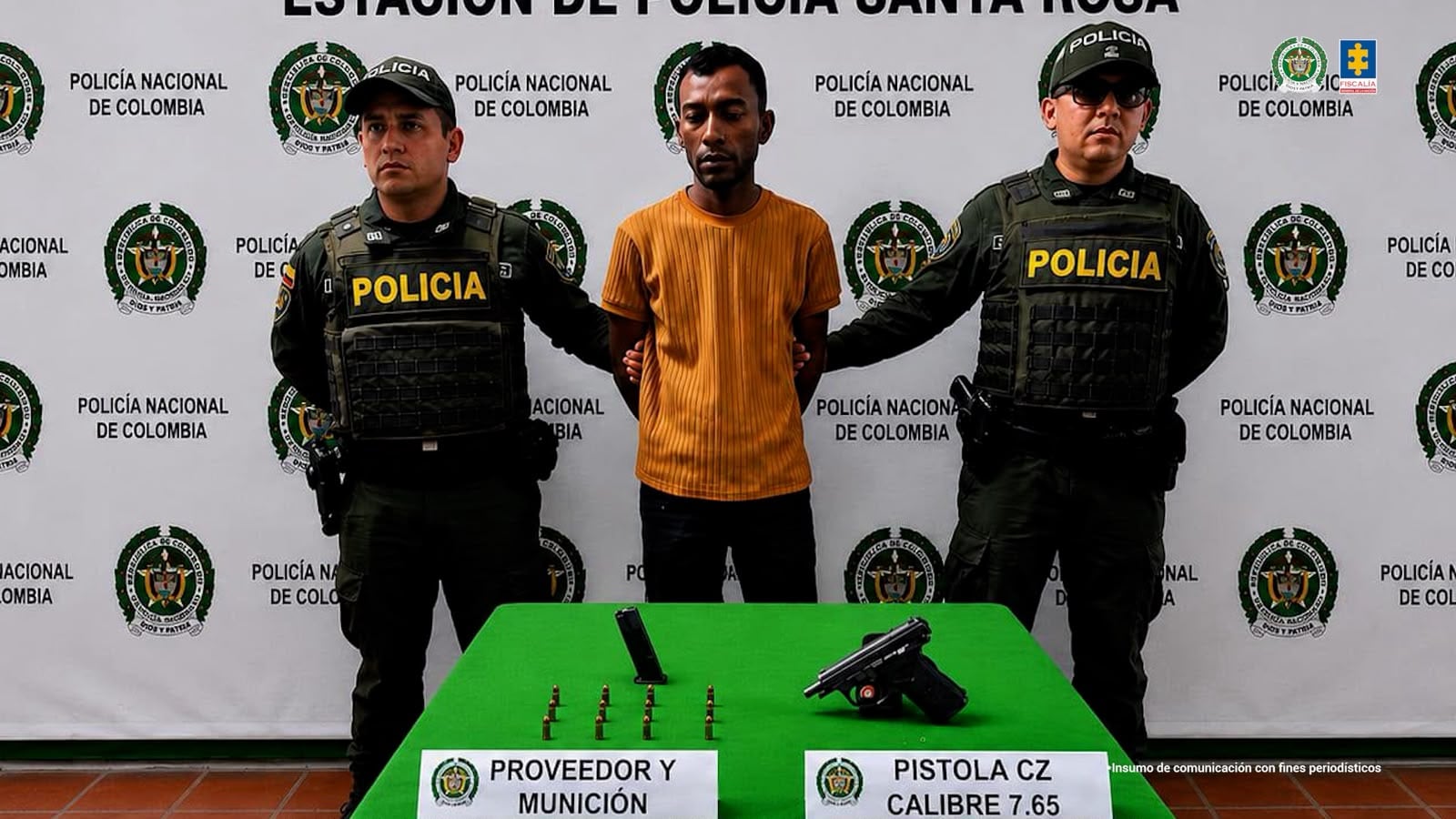 En Bolívar judicializan a cuatro hombres señalados de portar armas y explosivos